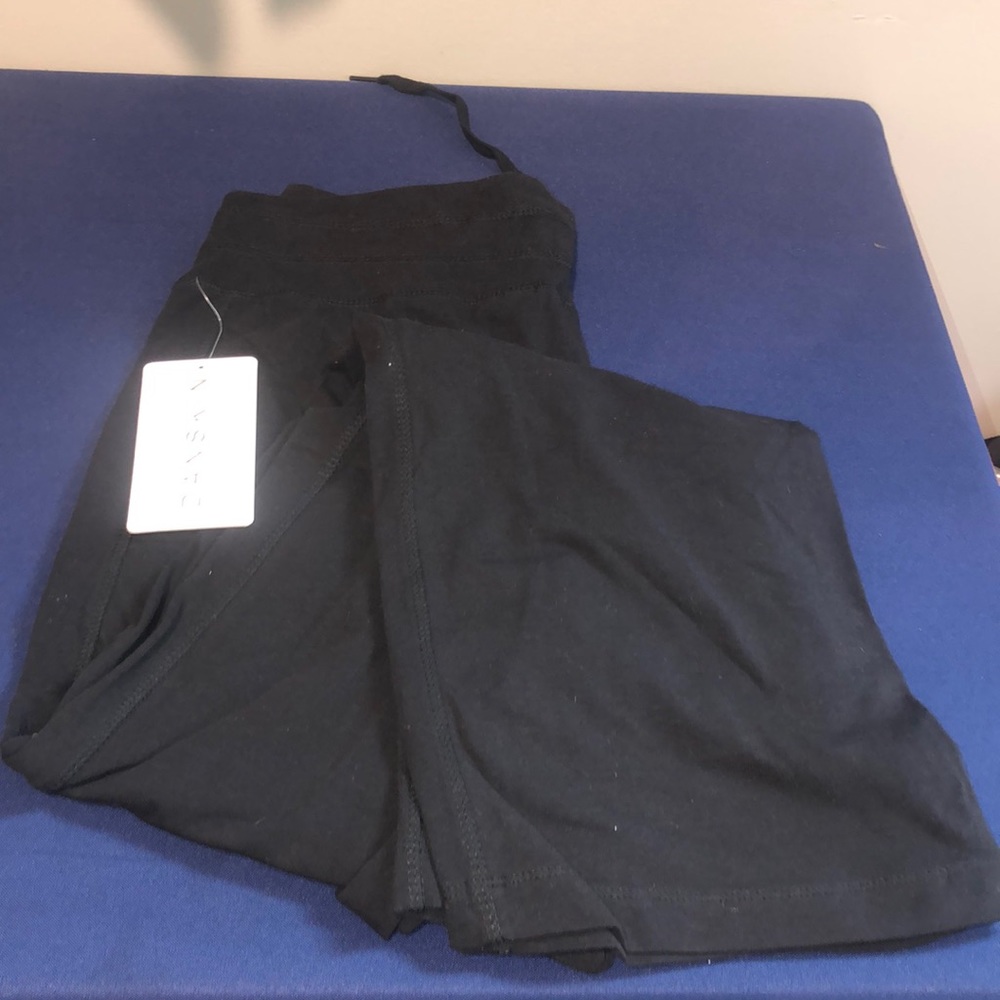 Danskin drawcord pants in rich black NWT size M